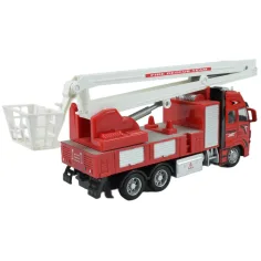 Camion de pompieri: Camion de pompieri cu roți de aterizare în diferite variante de 19cm. imaginea 3