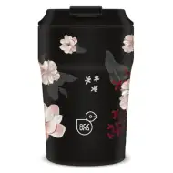 Cană termică Ars Una Flowery Black 350ml
