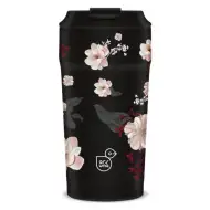 Cană termică Ars Una Flowery Black 470ml