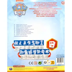 Canenco: Artă din fetru și carte de colorat Paw Patrol imaginea 2
