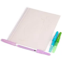 Canenco: Set de colorat cu prințese Disney, cu cariocă de suflat, în plic A4 imaginea 4