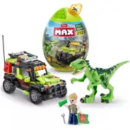 Capsulă ou de dinozaur MAX Dino Adventure, set de 252 bucăți