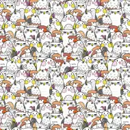 Cardex: Hârtie de ambalat cu model de păsări vesele 100x70cm