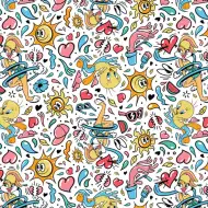 Cardex: Hârtie de împachetat exclusivă Bugs Bunny și Tapsi Hapsi 100x70cm