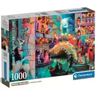 Carnaval pe străzile orașului cu un puzzle poster HQC de 1000 de piese - Clementoni