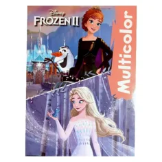 Carte de colorat Frozen, format A4, disponibilă în două variante imaginea 2