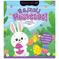 Carte de colorat cu creionul - Desenează Paștele!