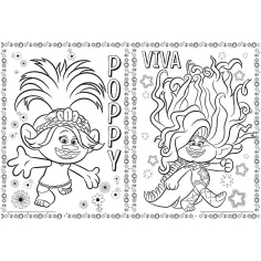 Carte de colorat cu troli - Trefl imaginea 2