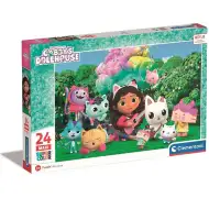 Casa de păpuși Gabi: Maxi Super Color Puzzle 24 piese - Clementoni