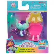 Casa de păpuși Gabi: Set de joacă scaun spa magic Pisicuță sirenă - Spin Master