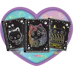 Casa de păpuși Gabi set creativ Pawtastic cu răzuitor de imagini, 44 pagini - Lisciani imaginea 3