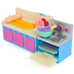 Casa de păpuși a Gabi: Set de mobilier de bucătărie pentru pisicuța Tündéri Süti - Spin Master imaginea 3