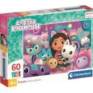 Casa de păpuși a Gabi puzzle de 60 de piese Supercolor - Clementoni