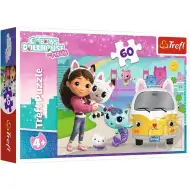 Casa de păpuși a lui Gabi - Puzzle de 60 piese - Trefl