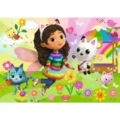Casa de păpuși a lui Gabi Aventură strălucitoare puzzle cu sclipici de 100 de piese – Trefl imaginea 2