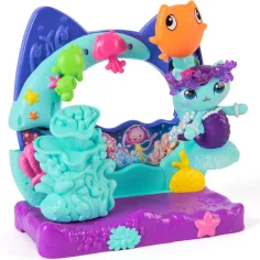 Casa de păpuși a lui Gabi Cinema: Set de joacă Balconul Aquaroom MerCat - Spin Master imaginea 3