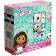 Casa de păpuși a lui Gabi, puzzle cu cuburi, 9 piese - Trefl