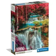 Cascadă thailandeză colorată puzzle de 1000 de piese cu poster HQC - Clementoni
