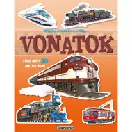 Ce interesantă este lumea... Caiet de autocolante cu trenuri