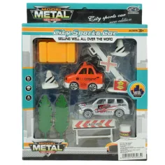 City Cars: Set de vehicule urbane cu accesorii în diverse variante 1buc. imaginea 3