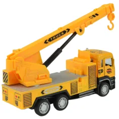 City Truck: Betonieră sau camion cu macara retractabilă de 14cm imaginea 6