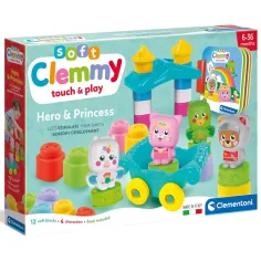 Clemmy: Set de cuburi moi "Eroi și Prințese" - Clementoni imaginea 2