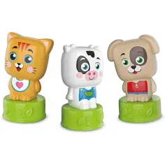 Clemmy Set de jocuri cu animale dulci și moi - Clementoni imaginea 4