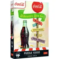 Coca-Cola oriunde ai merge, puzzle premium plus de calitate, 1000 piese – Trefl