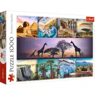 Colaj Africa puzzle de 1000 piese HQ - Trefl
