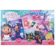 Colecția de jocuri 8 în 1 Casa de păpuși Gabi - Trefl