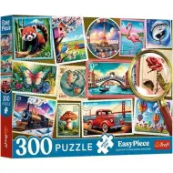 Colecție de timbre Easy Piece puzzle de 300 piese - Trefl