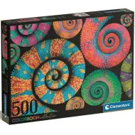 Colorboom: Puzzle cu cameleoni de 500 de piese - Clementoni