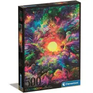 Colorboom: Puzzle psihedelic cu 500 de piese - Clementoni