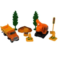 Construction Crew: Set de jocuri de construcție cu vehicule în mai multe variante 1db imaginea 2