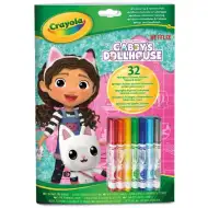 Crayola: Culoare și activitate - Casa de păpuși Gabi cu 7 carioci