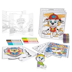 Crayola: Patrula Cățelușilor 5 în 1 - set creativ de colorat, 60 de piese imaginea 2