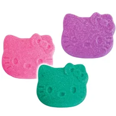 Craze Inkee: Bile de baie vegane – forme Hello Kitty cu aromă de vată de zahăr, set de 3 bucăți imaginea 2