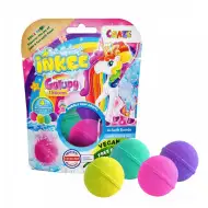 Craze Inkee: Set de 4 bile de baie vegane Galupy Unicorn