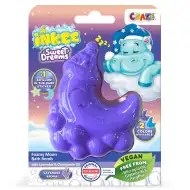 Craze Inkee: Vis de dulce vegan cu bombă de baie spumoasă în formă de lună.