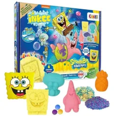Craze: Set de baie mare vegan Inkee SpongeBob Pantaloni Pătrați imaginea 2