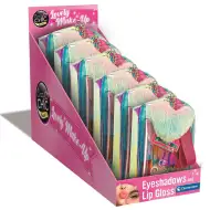 Crazy Chic: Geantă cosmetică moale cu accesorii de machiaj 1 buc - Clementoni