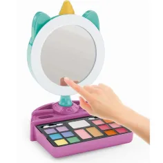 Crazy Chic: Oglindă de machiaj cu unicorn luminos - Clementoni imaginea 2