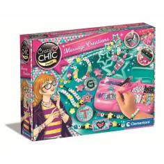 Crazy Chic: Set creativ de realizare a mesajelor din mărgele - Clementoni