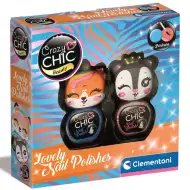 Crazy Chic: Set de lacuri de unghii cu capete de animale - Clementoni