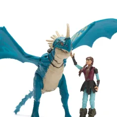 Cum să-ți dresezi dragonul: Set de figurine Dragon Fulger și Astrid - Spin Master imaginea 2