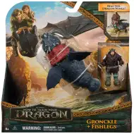 Cum să-ți dresezi dragonul: Set de figurine Gronckle și Fishlegs - Spin Master
