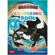 Cum să-ți dresezi dragonul carte de colorat - Trefl