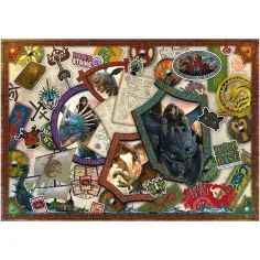 Cum să-ți dresezi dragonul puzzle premium de 1000 de piese - Trefl imaginea 2