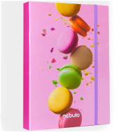 Cutie pentru caiete Nebulo, format A4, cu model macarons