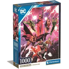 DC Comics: Liga Dreptății puzzle compact de 1000 de piese 50x70cm - Clementoni